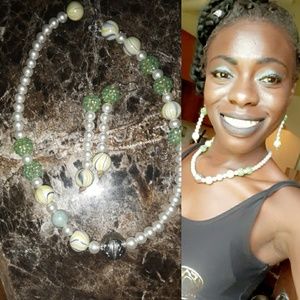 Necklace and earrings
